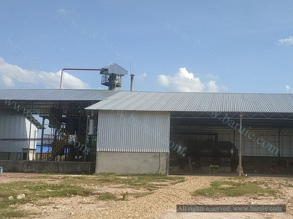 JYZLR50 Laos waste oil distillation plant 4