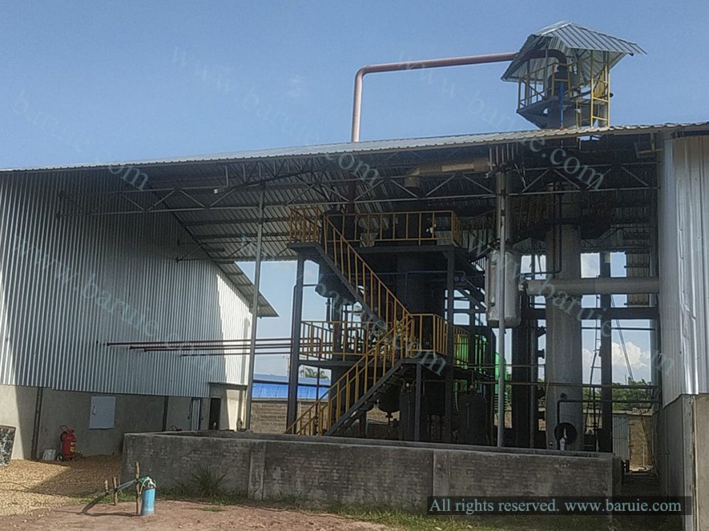 JYZLR50 Laos waste oil distillation plant 3