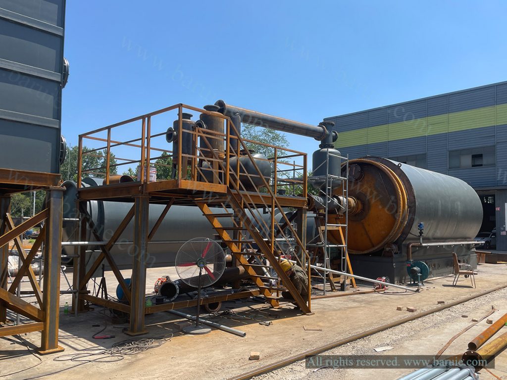 15T ASBJ skid mounted pyrolysis machine 4